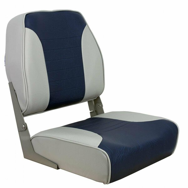 Kd Mueble Economy Multi-Color Folding Seat - Grey & Blue KD1721857